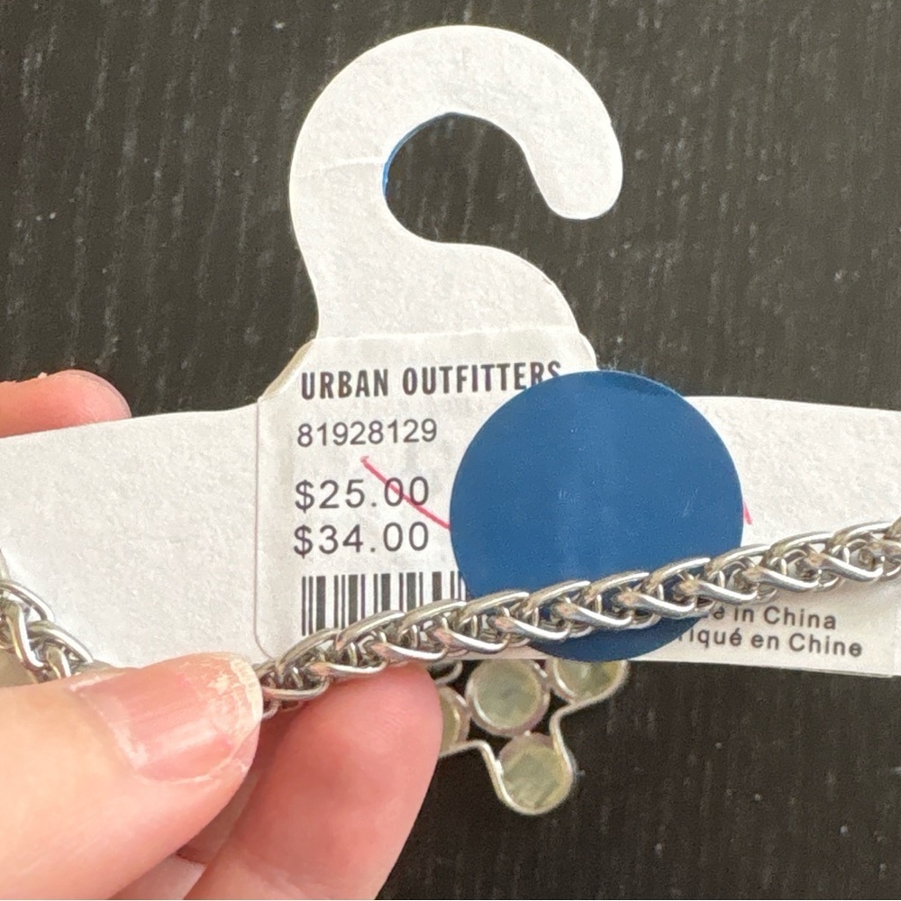 Urban outfitters Ozzy Statement Cross Necklace NEW - Picture 4 of 4